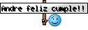 Andre feliz cumple!! Andre feliz cumple!!